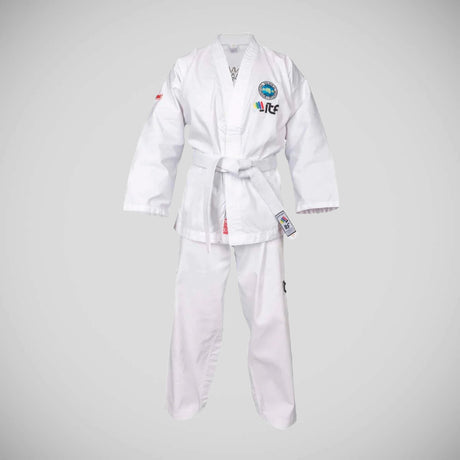 White Top Ten Student ITF Tae Kwon-Do Dobok    at Bytomic Trade and Wholesale