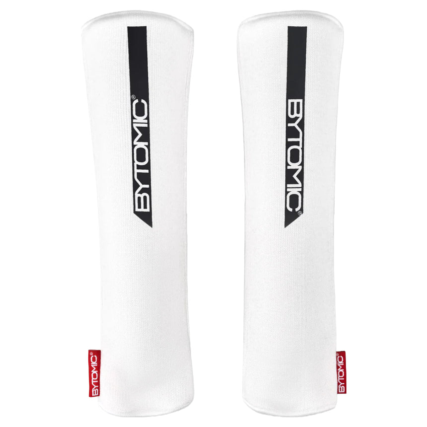 White/Black Bytomic Red Label Elasticated Forearm Guard    at Bytomic Trade and Wholesale