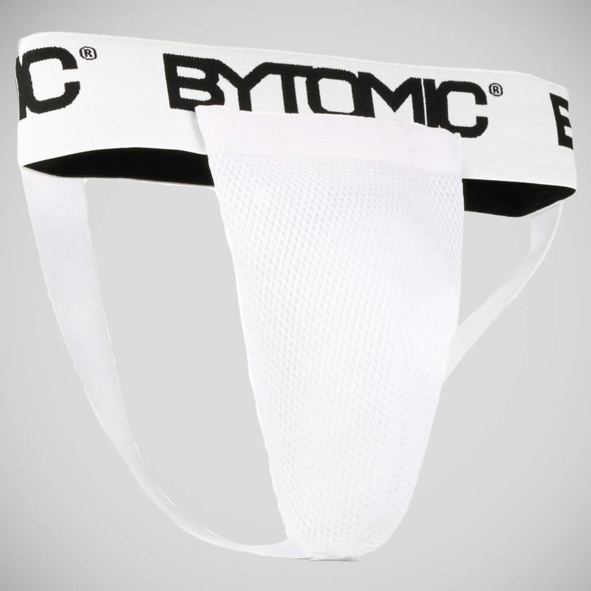 White/Black Bytomic Red Label Groin Guard    at Bytomic Trade and Wholesale