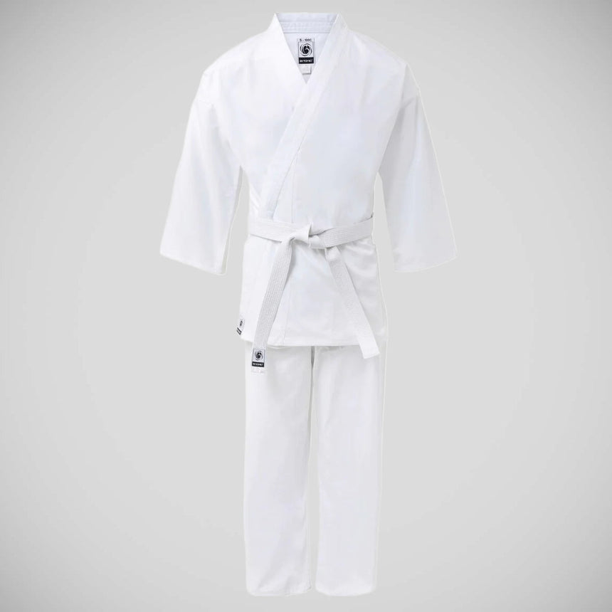 White Bytomic Adult 100% Cotton Student Karate Uniform    at Bytomic Trade and Wholesale