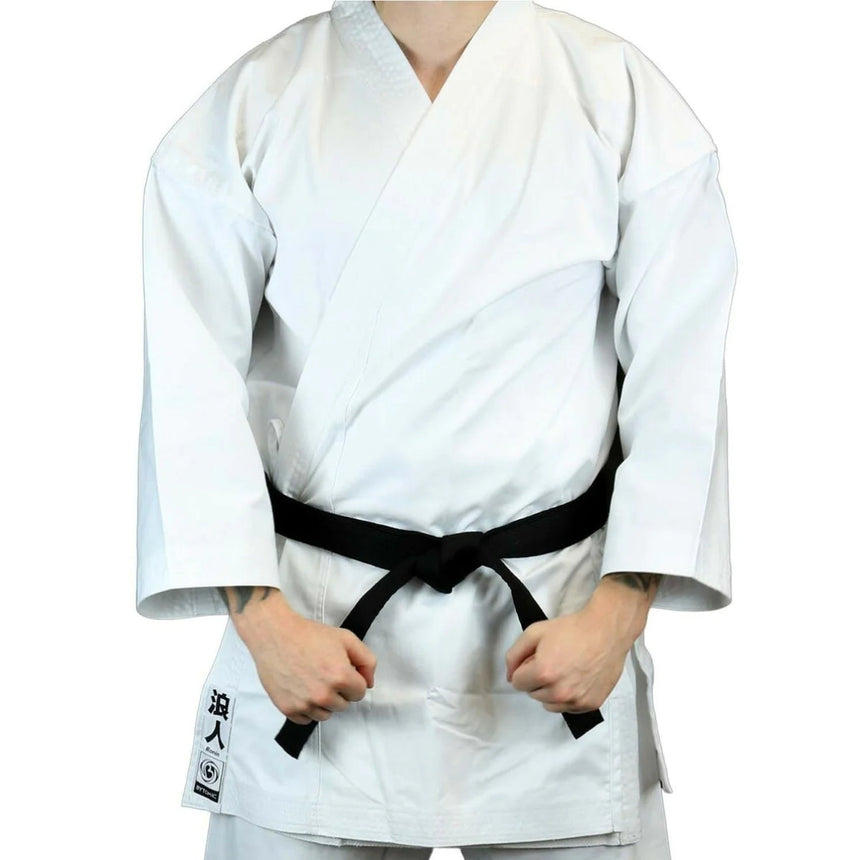 White Bytomic Ronin Middleweight Karate Uniform    at Bytomic Trade and Wholesale