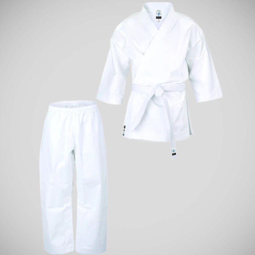 White Bytomic Ronin Middleweight Karate Uniform    at Bytomic Trade and Wholesale