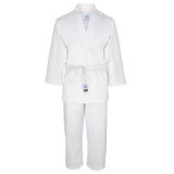 White Bytomic Kids V-Neck Uniform    at Bytomic Trade and Wholesale