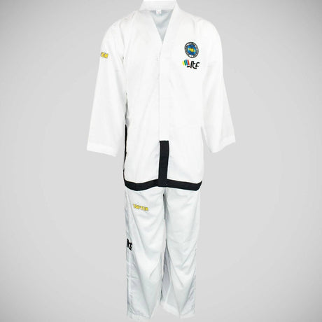 White Top Ten ITF Master Air Deluxe Dobok    at Bytomic Trade and Wholesale