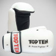 Top Ten Pointfighter Gloves White    at Bytomic Trade and Wholesale