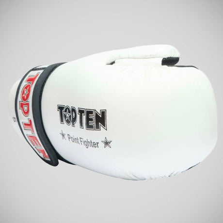 Top Ten Pointfighter Gloves White    at Bytomic Trade and Wholesale