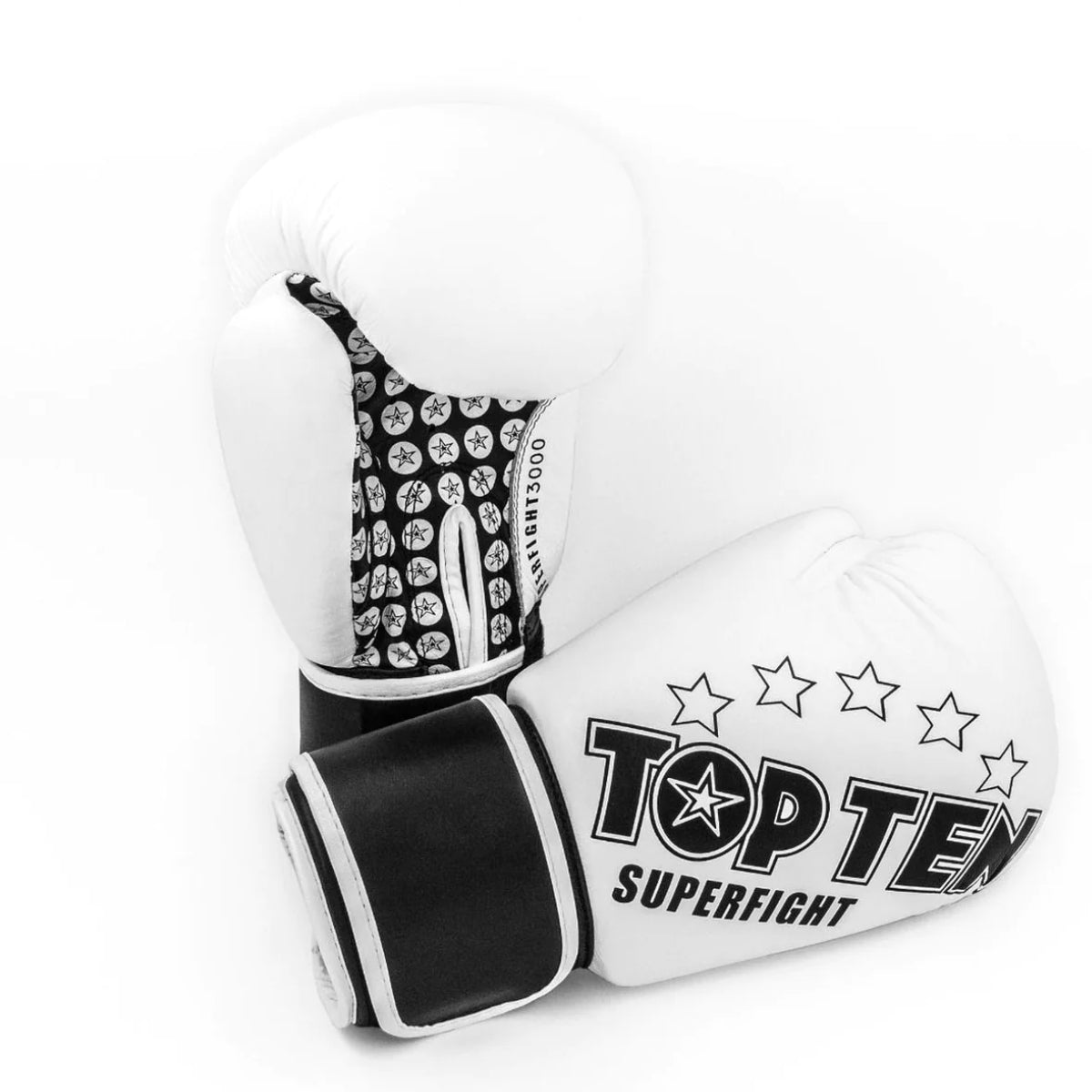 White Top Ten Superfight Boxing Gloves    at Bytomic Trade and Wholesale