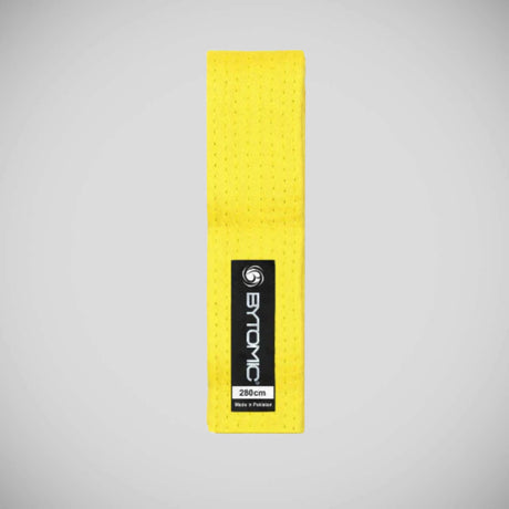 Yellow Bytomic Kids Martial Arts Belt    at Bytomic Trade and Wholesale