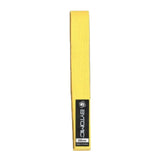 Yellow Bytomic 100% Cotton Solid Colour Martial Arts Belt at Bytomic Trade and Wholesale