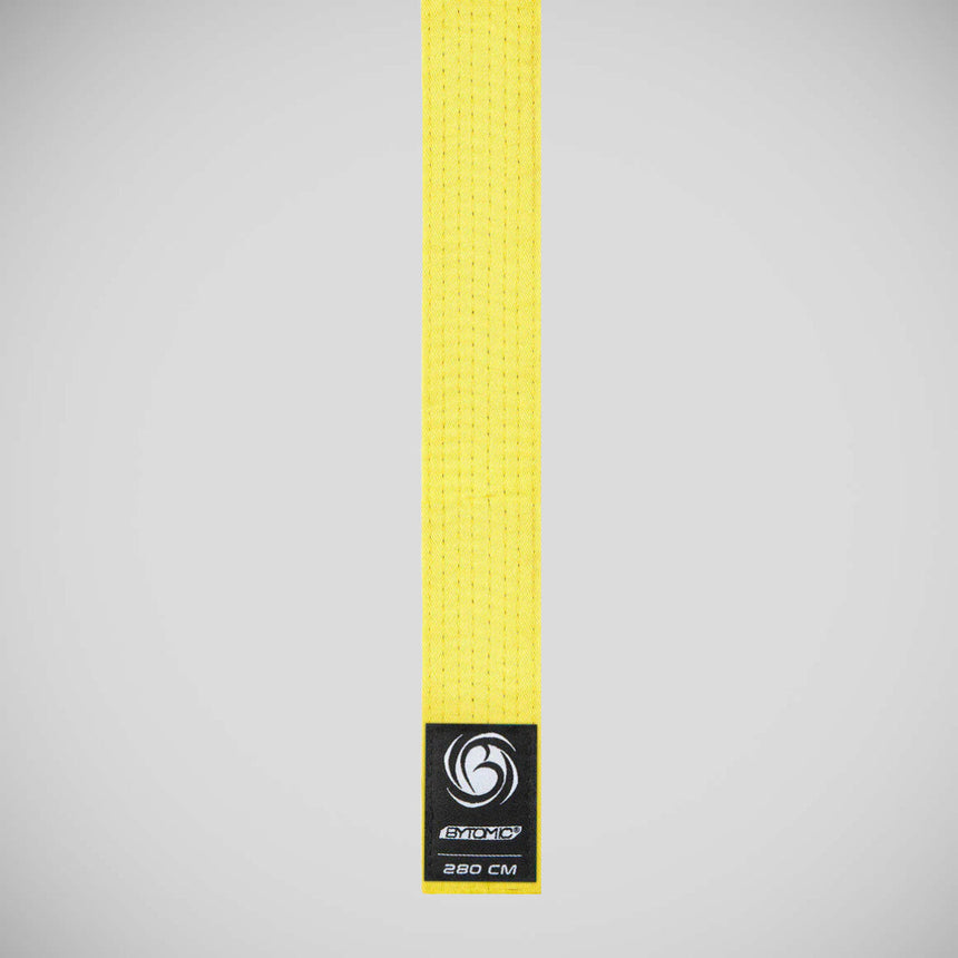 Yellow Bytomic Plain Polycotton Martial Arts Belt Pack of 10    at Bytomic Trade and Wholesale