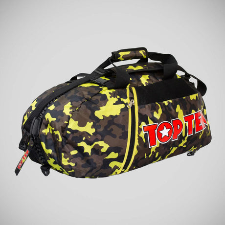 Yellow/Camo Top Ten Sportbag-Backpack    at Bytomic Trade and Wholesale