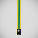 Yellow/Green Bytomic Striped Polycotton Martial Arts Belt Pack of 10    at Bytomic Trade and Wholesale