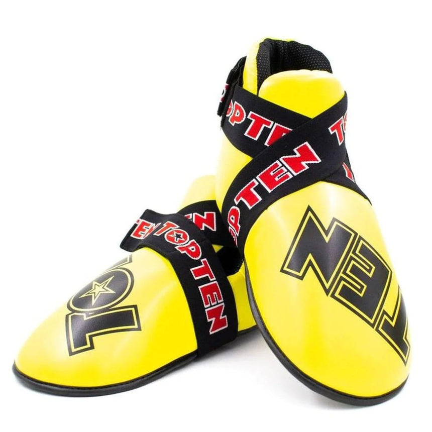 Yellow/Black Top Ten Superlight Glossy Kicks    at Bytomic Trade and Wholesale