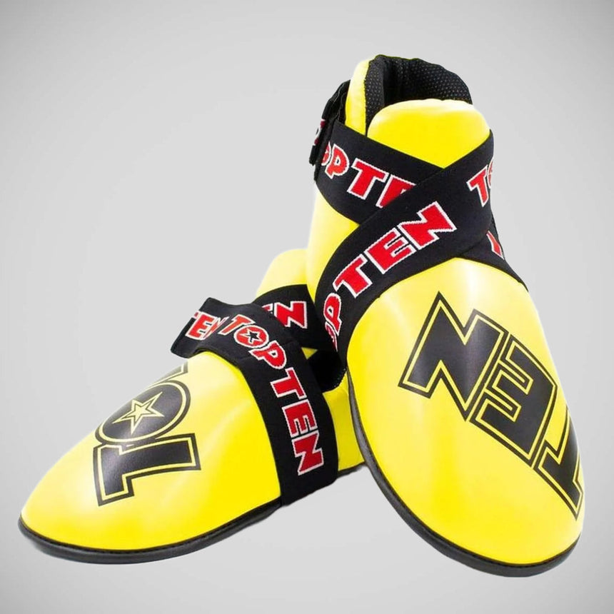 Yellow/Black Top Ten Superlight Glossy Kicks    at Bytomic Trade and Wholesale