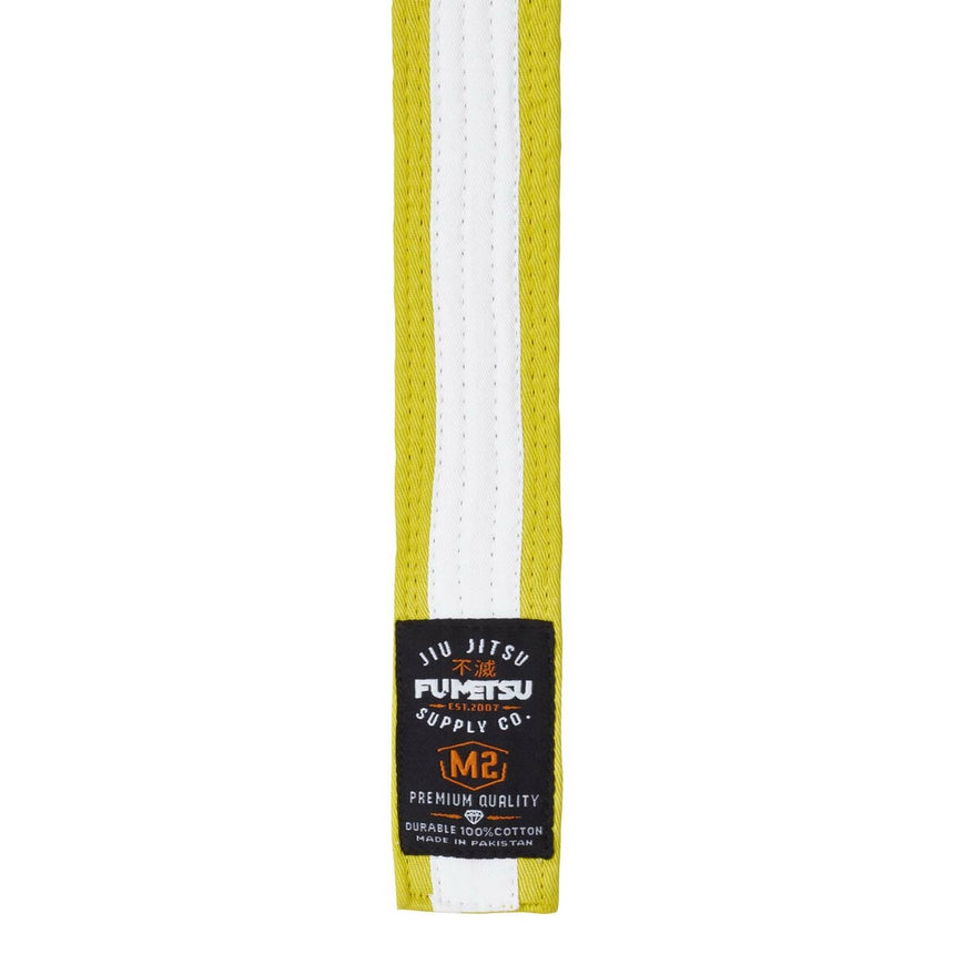 Yellow/White Fumetsu V2 Kids BJJ Belt    at Bytomic Trade and Wholesale