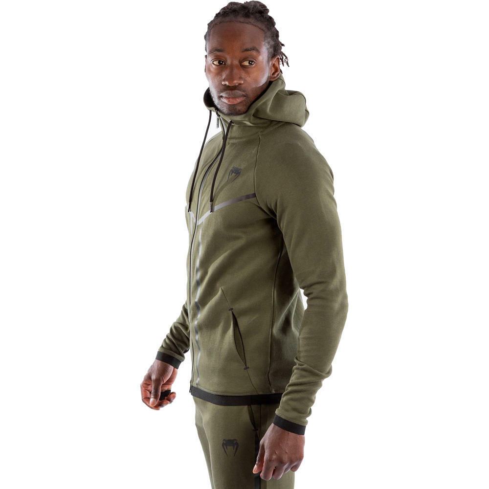 Khaki Venum Laser X Connect Zipped Hoodie    at Bytomic Trade and Wholesale