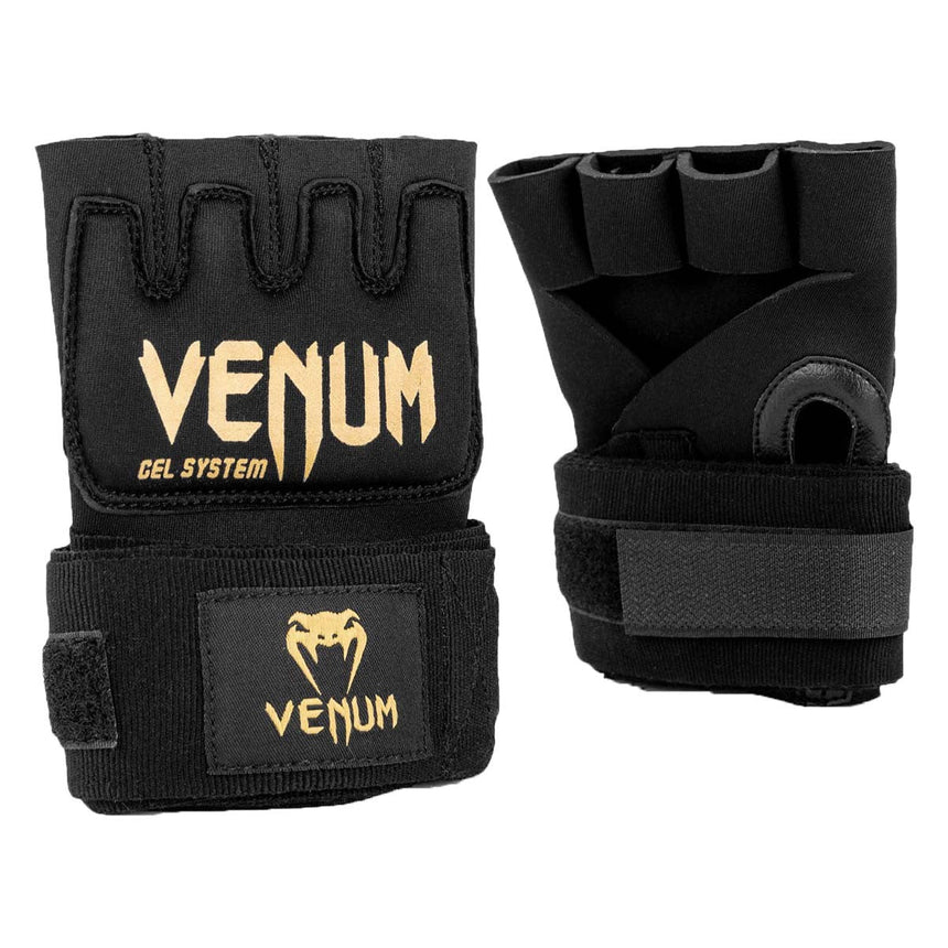 Black/Gold Venum Kontact Gel Wrap Gloves    at Bytomic Trade and Wholesale