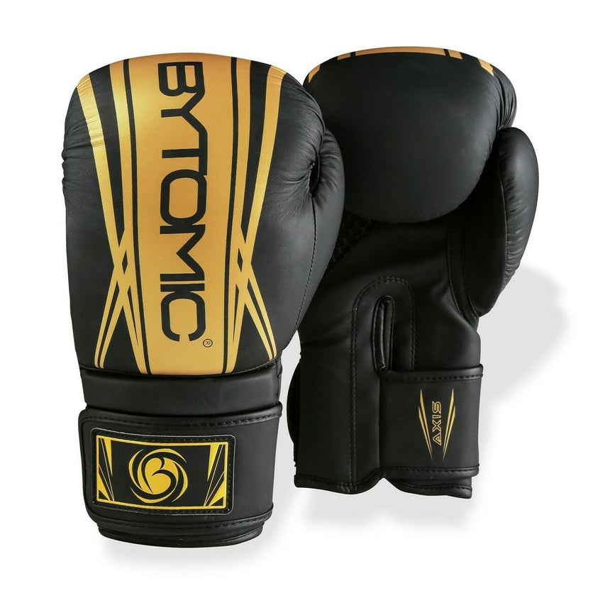 Black/Gold Bytomic Axis V2 Boxing Gloves    at Bytomic Trade and Wholesale