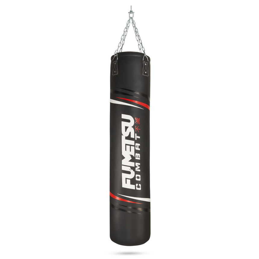 Black/White/Red Fumetsu Charge 5ft Punch Bag    at Bytomic Trade and Wholesale