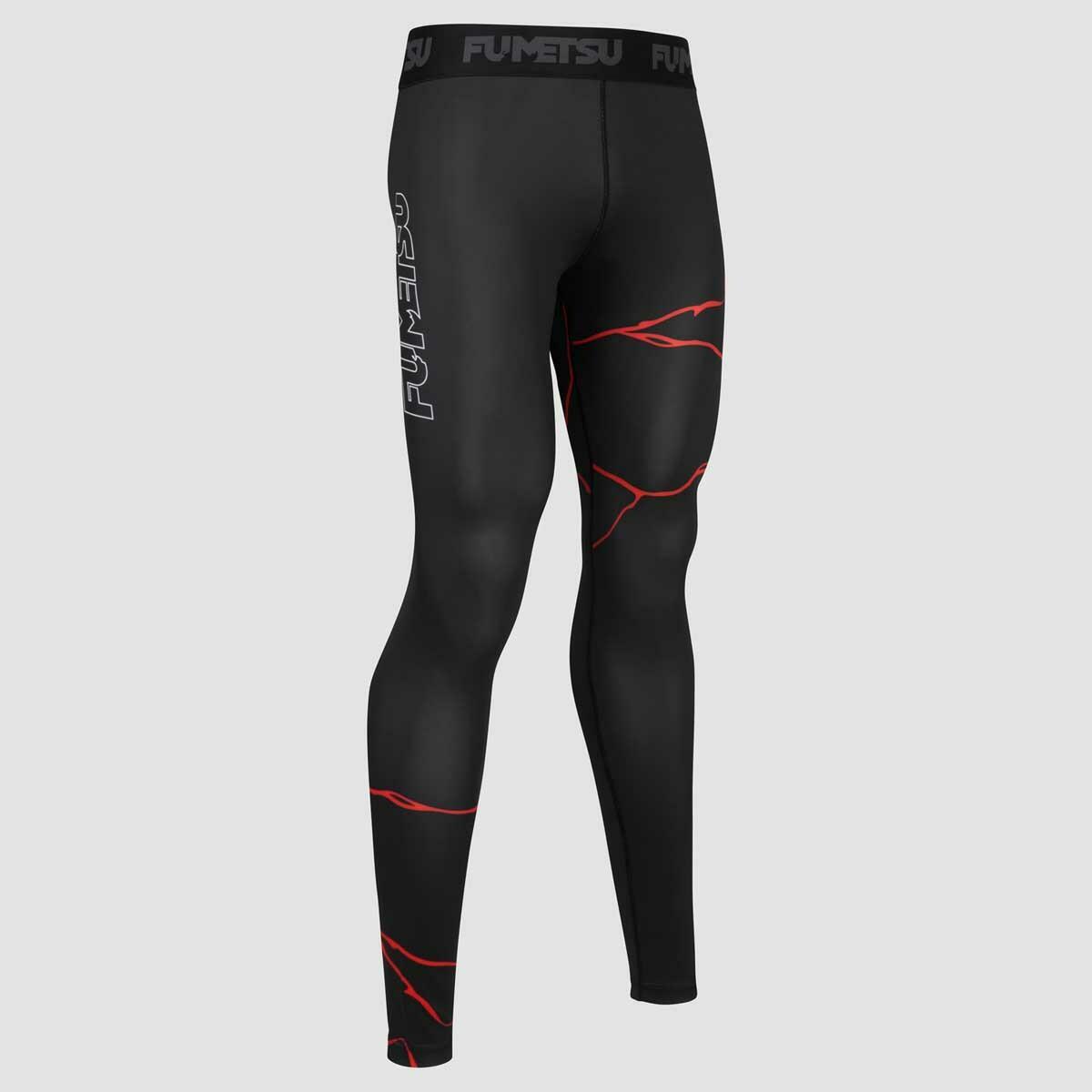 Black/Red Fumetsu Kintsugi Spats    at Bytomic Trade and Wholesale