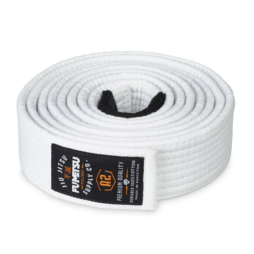 White Fumetsu V2 Adult BJJ Belt    at Bytomic Trade and Wholesale