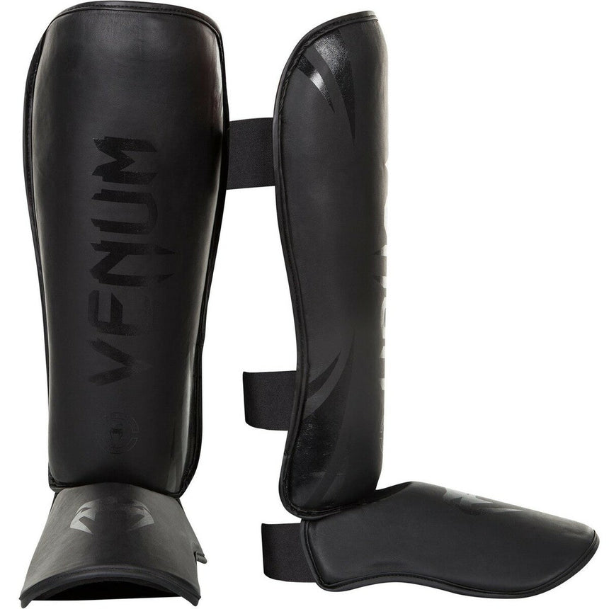 Matte Black Venum Challenger Shin Guards    at Bytomic Trade and Wholesale