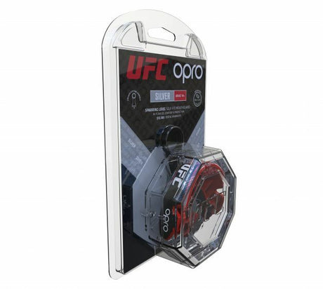 Black-Red Opro UFC Silver Mouth Guard    at Bytomic Trade and Wholesale