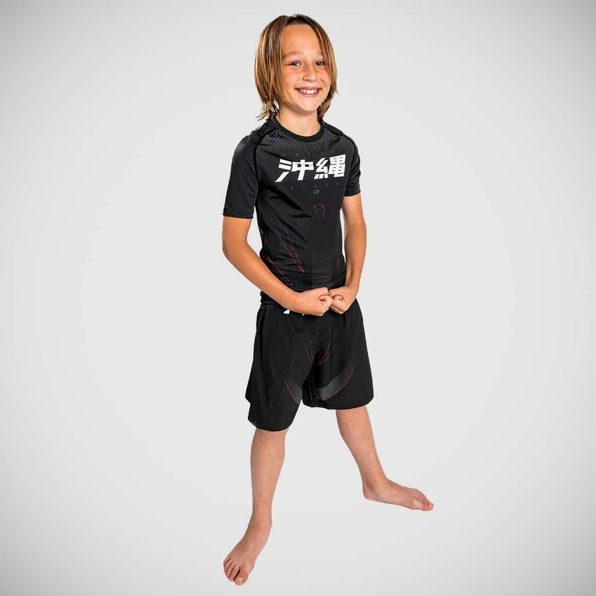 Venum Okinawa 3.0 Kids Short Sleeve Rash Guard    at Bytomic Trade and Wholesale