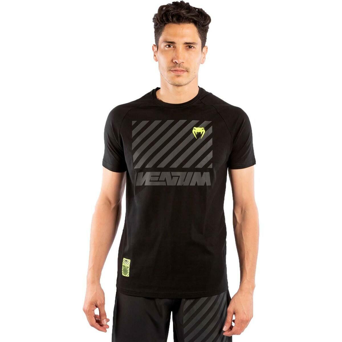 Black Venum Stripes T-Shirt    at Bytomic Trade and Wholesale