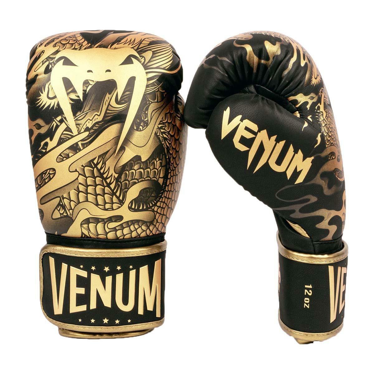 Black/Bronze Venum Dragon's Flight Boxing Gloves    at Bytomic Trade and Wholesale