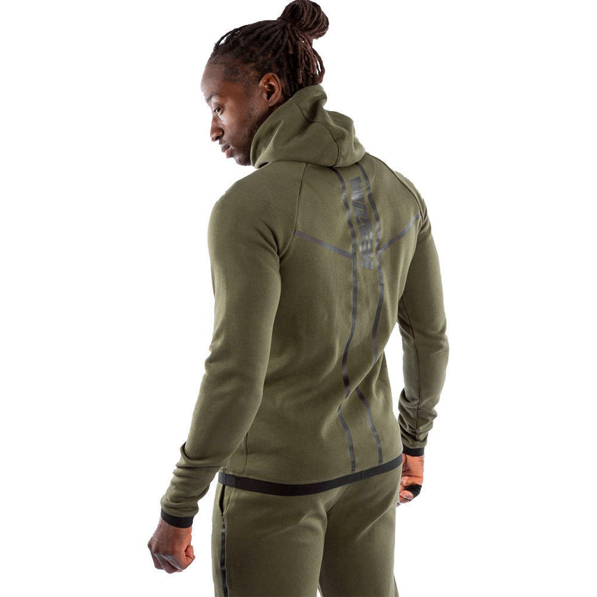 Khaki Venum Laser X Connect Zipped Hoodie    at Bytomic Trade and Wholesale