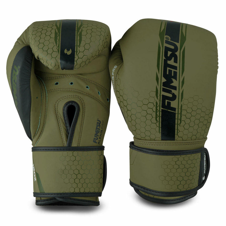 Khaki Fumetsu Alpha Pro Boxing Gloves    at Bytomic Trade and Wholesale