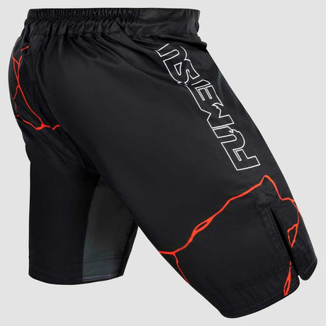 Black/Red Fumetsu Kintsugi Fight Shorts    at Bytomic Trade and Wholesale