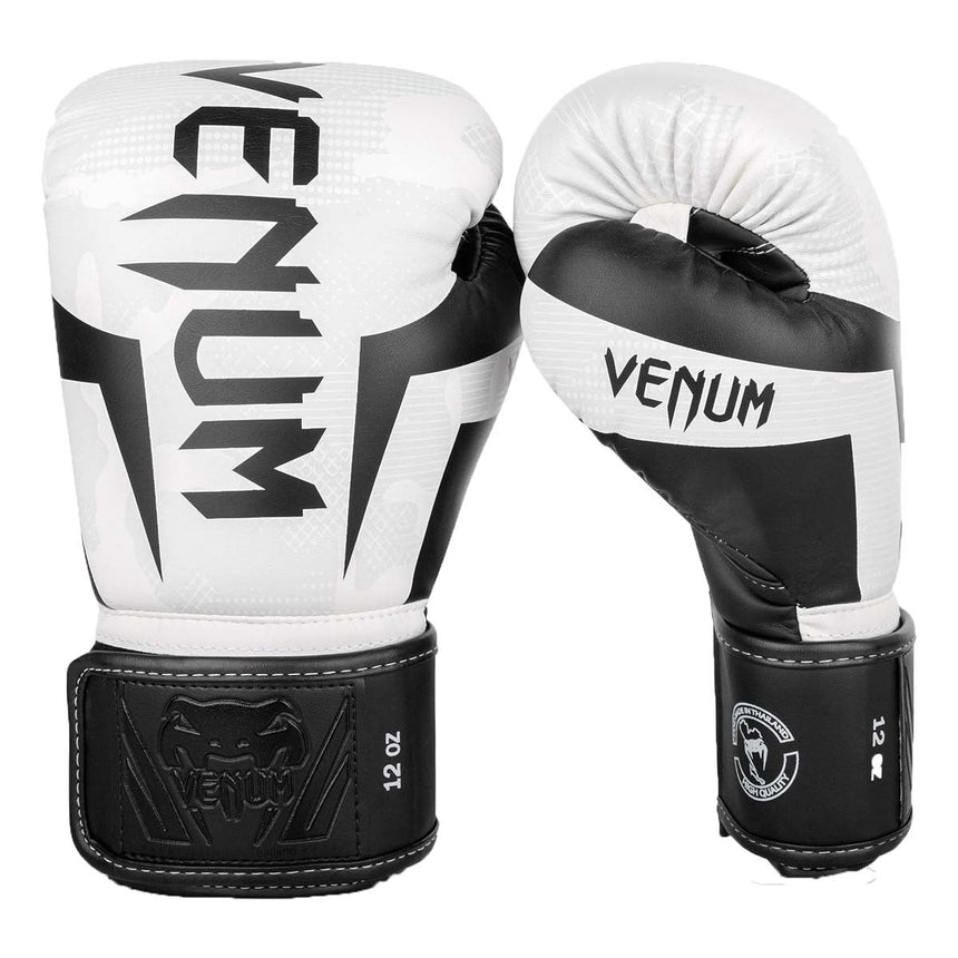 White/Camo Venum Elite Boxing Gloves    at Bytomic Trade and Wholesale