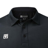 Black Mooto Performance Polo Shirt    at Bytomic Trade and Wholesale