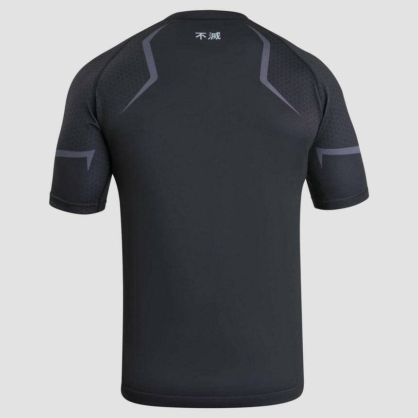 Black Fumetsu Ghost MK2 Short Sleeve Rash Guard    at Bytomic Trade and Wholesale