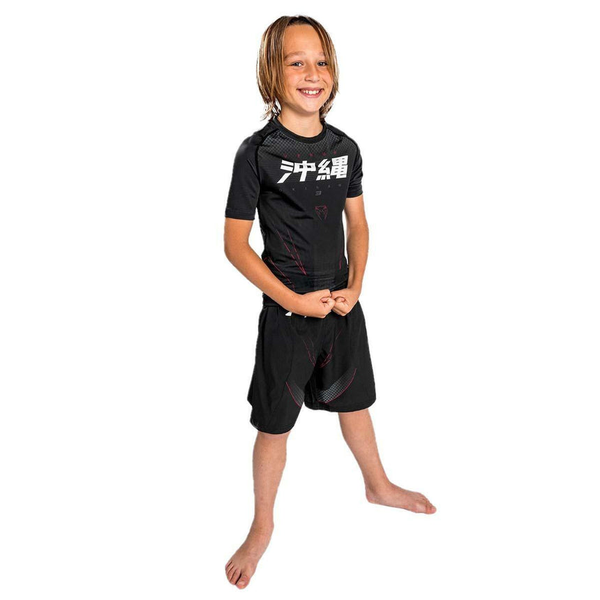 Venum Okinawa 3.0 Kids Short Sleeve Rash Guard    at Bytomic Trade and Wholesale