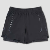 Black Fumetsu Ghost MK2 Dual Layer Fight Shorts    at Bytomic Trade and Wholesale