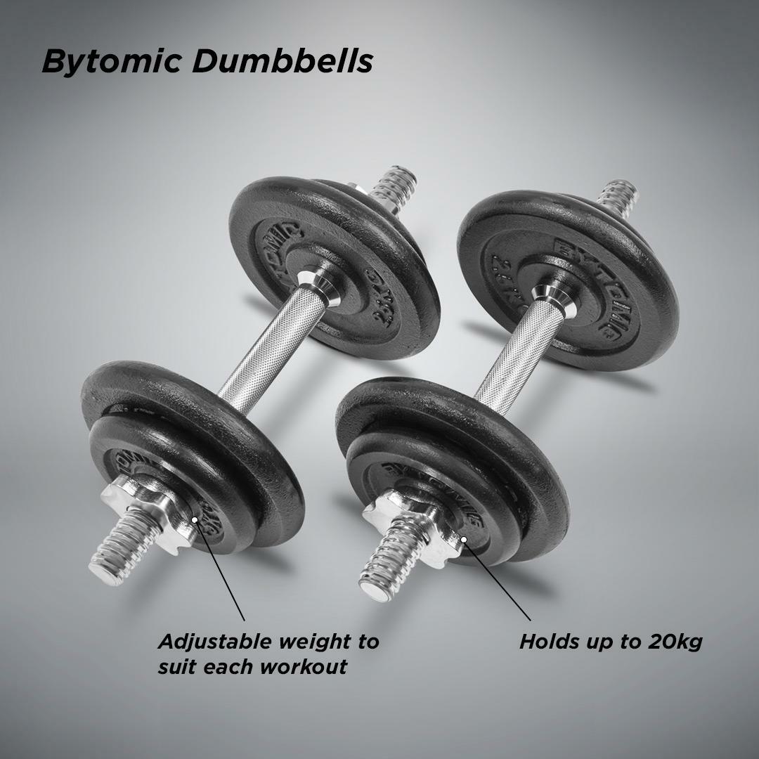 Bytomic 20kg Dumbbell Set    at Bytomic Trade and Wholesale