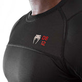 Black Venum Loma 08-12 Long Sleeve Rash Guard    at Bytomic Trade and Wholesale