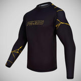 Black/Gold Fumetsu Kintsugi Long Sleeve Rash Guard    at Bytomic Trade and Wholesale