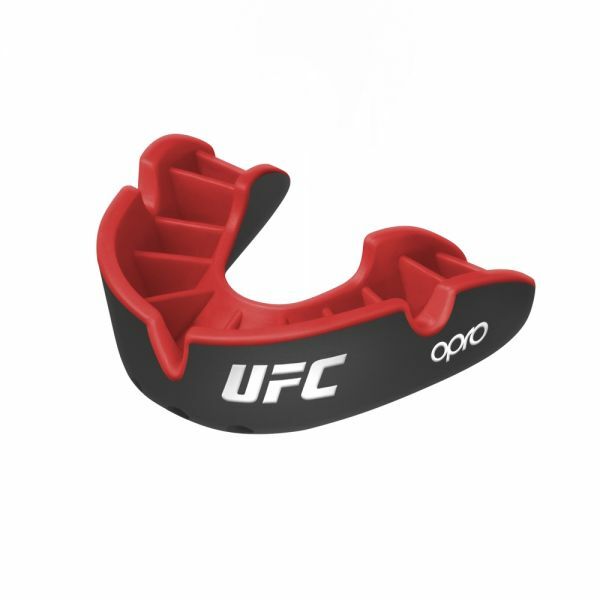 Black-Red Opro UFC Silver Mouth Guard    at Bytomic Trade and Wholesale