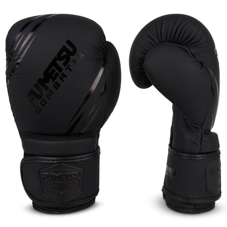Black/Black Fumetsu Shield Kids Boxing Gloves