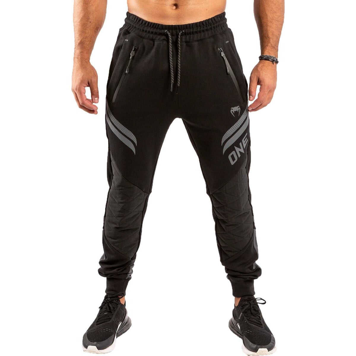 Black/Black Venum One FC Impact Joggers    at Bytomic Trade and Wholesale