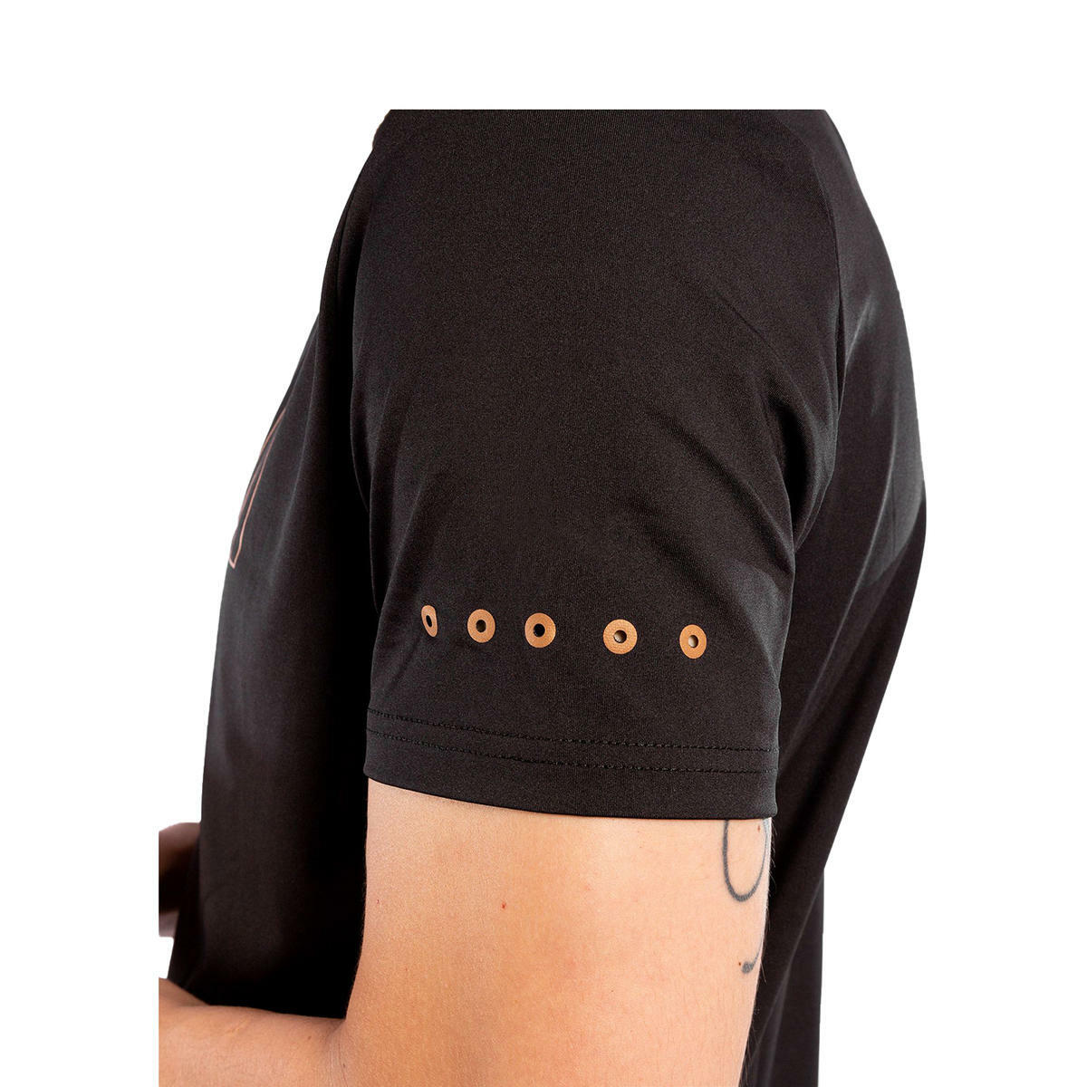 Black/Bronze Venum Classic Evo Dry Tech T-Shirt    at Bytomic Trade and Wholesale