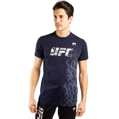 Venum UFC Authentic Fight Week T-Shirt Navy Small  at Bytomic Trade and Wholesale