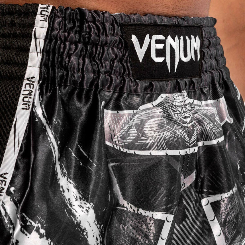 Black-White Venum Gladiator 4.0 Muay Thai Shorts    at Bytomic Trade and Wholesale