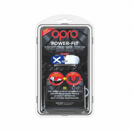 Opro Power Fit Countries Mouth Guard Scotland    at Bytomic Trade and Wholesale