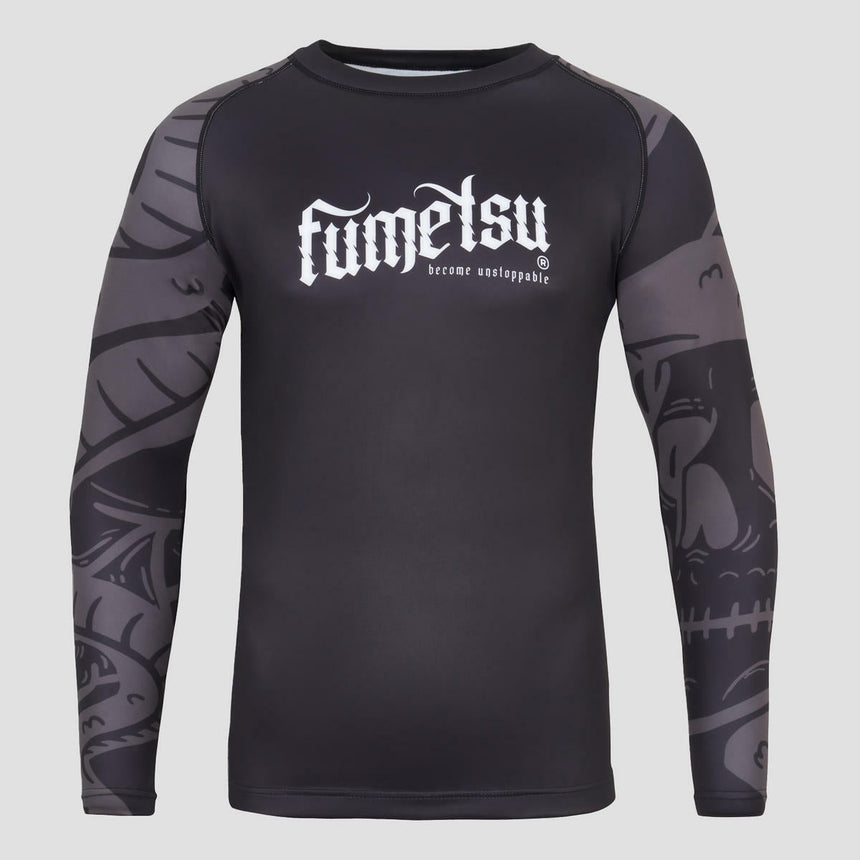 Black Fumetsu Snake Eyes Long Sleeve Rash Guard Small   at Bytomic Trade and Wholesale