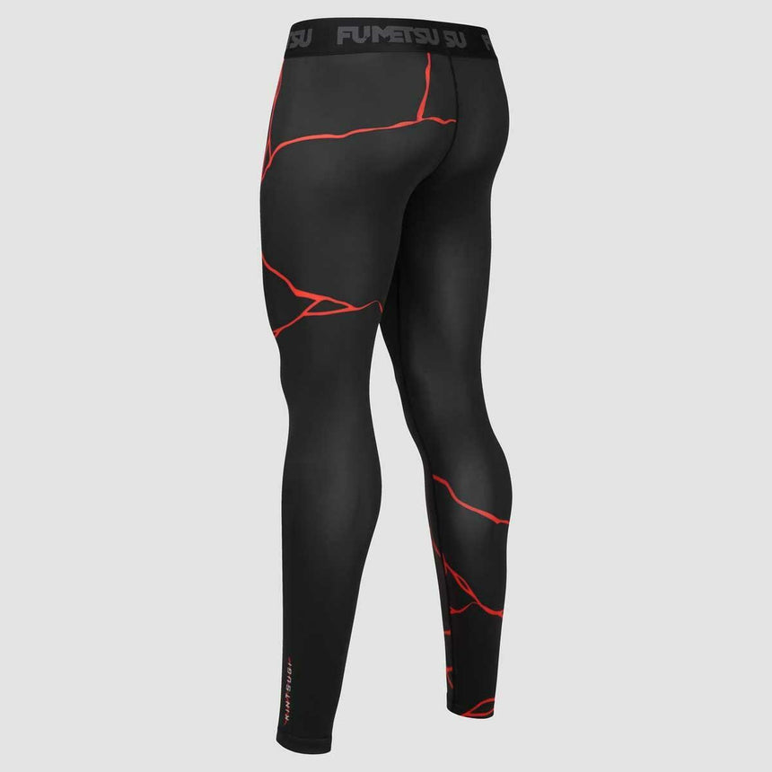 Black/Red Fumetsu Kintsugi Spats    at Bytomic Trade and Wholesale